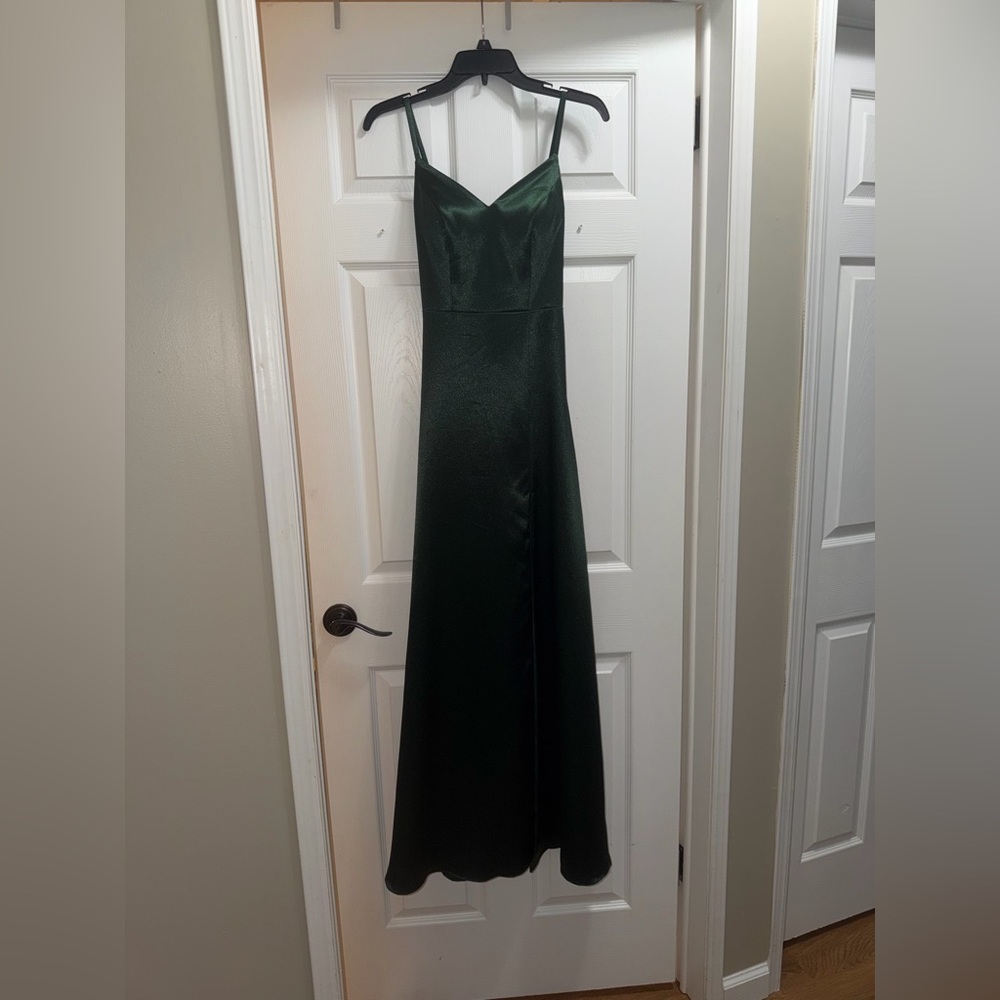 Hunter green dress